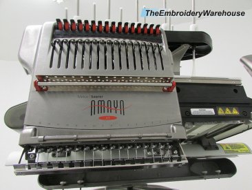 USED Melco Amaya - 1 Head - 16 Needles - Commercial Embroidery Machine year 2005