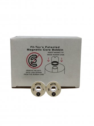 Coats Astra ‘L’ Style Bobbins – White