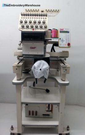 USED SWF B-T1201C- 12 Needles- 1 Head- Commercial Embroidery Machine