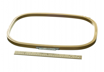 Melco Rectangular - 15 x 6 Inch Wooden Hoop.