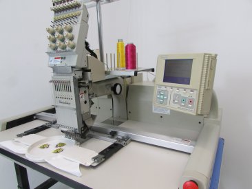 USED Barudan BENT-ZN101-U - 1 Head - 9 Needles - Commercial Embroidery Machine