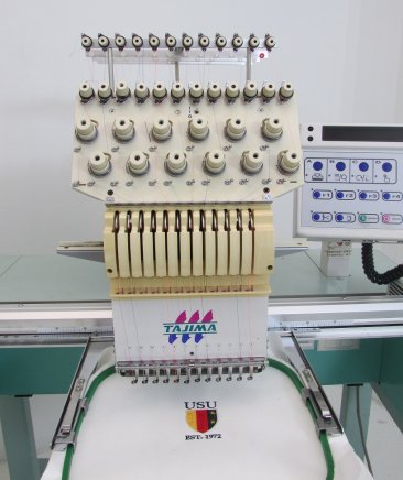 USED Tajima TMEX-C1201 - 12 Needles - 1 Head- Commercial Embroidery Machine