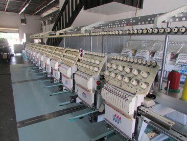 USED Tajima TME-DC1212 - 12 Needles - 12 Head- Commercial Embroidery Machine