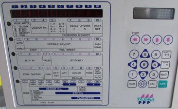 USED Tajima TME-DC1212 - 12 Needles - 12 Head- Commercial Embroidery Machine