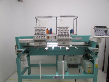 USED Tajima TFHX-IIC1502 - 15 Needles - 2 Head - Commercial Embroidery Machine