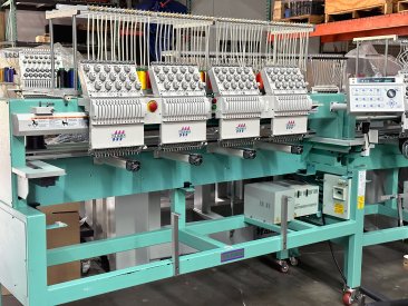 Tajima TMFX-IIC1504 - 4 Heads - 15 Needles Commercial Embroidery Machine