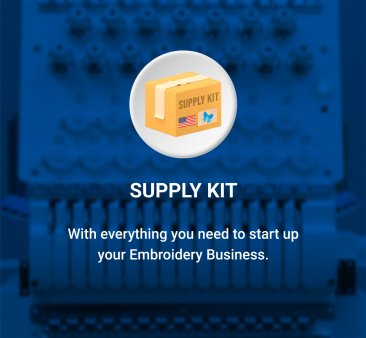 Start Up Embroidery Business Supply Kit
