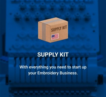 Start Up Embroidery Business Supply Kit