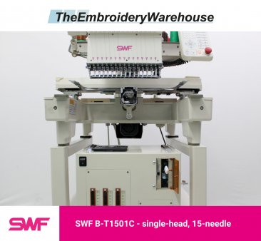 SWF B-T1501C - Single Head - 15 Needles - Commercial Embroidery Machine