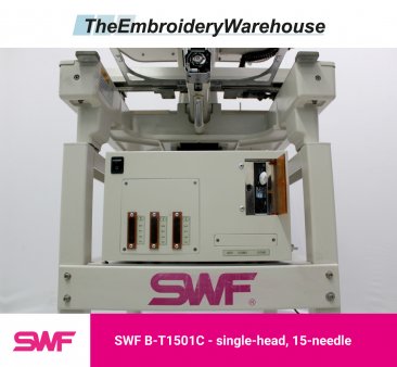 SWF B-T1501C - Single Head - 15 Needles - Commercial Embroidery Machine