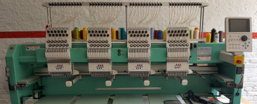 USED Tajima TFMX-C1204 - 12 Needles - 4 Head - Commercial Embroidery Machine