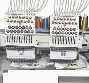 Butterfly B-1502B/T, 2-head, 15-needle, commercial embroidery machine