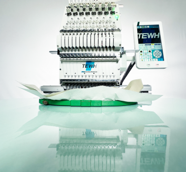 TEWH X-Dual-1502, 2-head, 15-needle, commercial embroidery machine