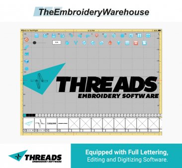 Butterfly JX550 - Single-Head - Single-Needle - Commercial Embroidery Machine