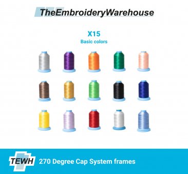 TEWH SI-Dual-902 - 2 Heads - 9 Needles - Commercial Embroidery Machine - (NEW 2023)