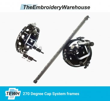 TEWH SI-Dual-902 - 2 Heads - 9 Needles - Commercial Embroidery Machine - (NEW 2023)