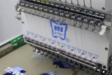 ButterFly B-1501B/T DEMO - Single(1)Head - 15 Needles - Commercial Embroidery Machine