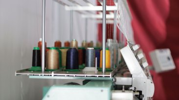 USED Tajima TMFX-IIC1506 - 6 Heads - 12 Needles - Commercial Embroidery Machine