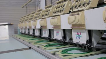 Tajima TMFD-912 - 12 Heads - 9 Needles - Commercial Embroidery Machine