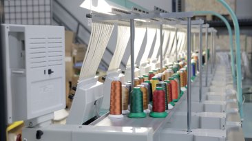 USED Tajima TEMX-C1212 - 12 Needles - 12 Heads - Commercial Embroidery Machine