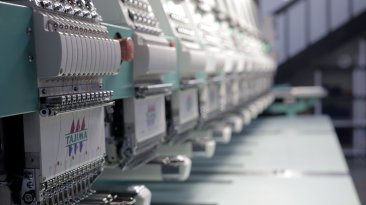 USED Tajima TEMX-C1212 - 12 Needles - 12 Heads - Commercial Embroidery Machine