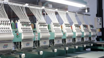 USED Tajima TEMX-C1212 - 12 Needles - 12 Heads - Commercial Embroidery Machine