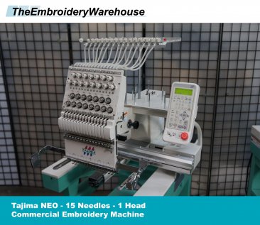 Tajima NEO - 1 Head - 15 Needles - Commercial Embroidery Machine