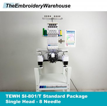 TEWH SI-801/T Standard Package - Single Head - 8 Needle - NEW (Year 2022)