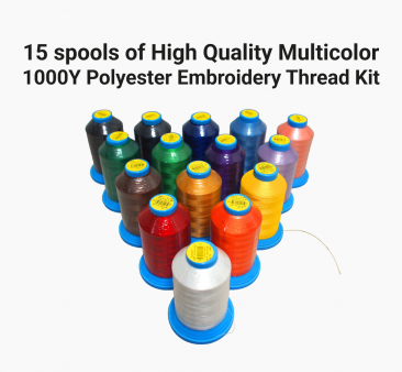 TEWH BC-1501, single-head, 15-needle, commercial embroidery machine