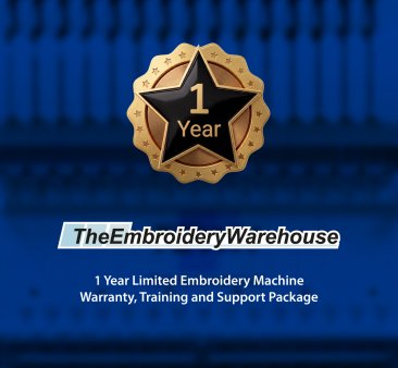 Barudan BEDT-ZN-101, single-head, 9-needle, commercial embroidery machine