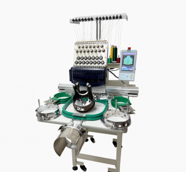 Butterfly B-1501B/T Standard, single-head, 15-needle, commercial embroidery machine