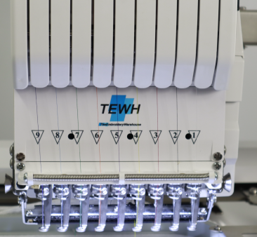 TEWH SI-Dual-902, 2-head, 9-needle, commercial embroidery machine