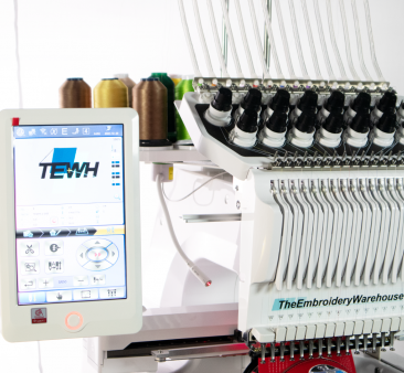TEWH SI-Dual-1502, 2-head, 15-needle, commercial embroidery machine