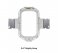 Official Mighty Hoop 9x5" (23x13 cm) Magnetic Embroidery Hoop - Rectangular Frame
