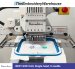 Barudan BEXT-S901CAII, Single-head, 9-needle, commercial embroidery machine