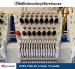 Happy HCR3-1506-45, 6-head, 15-needle, commercial embroidery machine