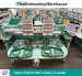 Tajima TFHX-IIC1502, 2-head, 15-needle, commercial embroidery machine
