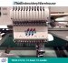 Tajima TEHX-C1212, 12-head, 12-needle, commercial embroidery machine