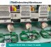 Tajima TFHX-IIC1504, 4-head, 15-needle, commercial embroidery machine