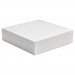 3 7.5x7.5 White 50ct Cut Away Backing